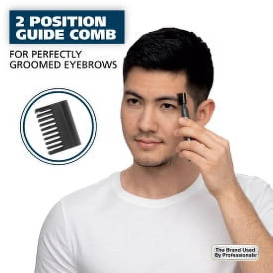 Wahl Recortadora de Pelo con Detalle Facial y Corporal con Batería de Litio Microgroomsman para Hombre 5640-1101