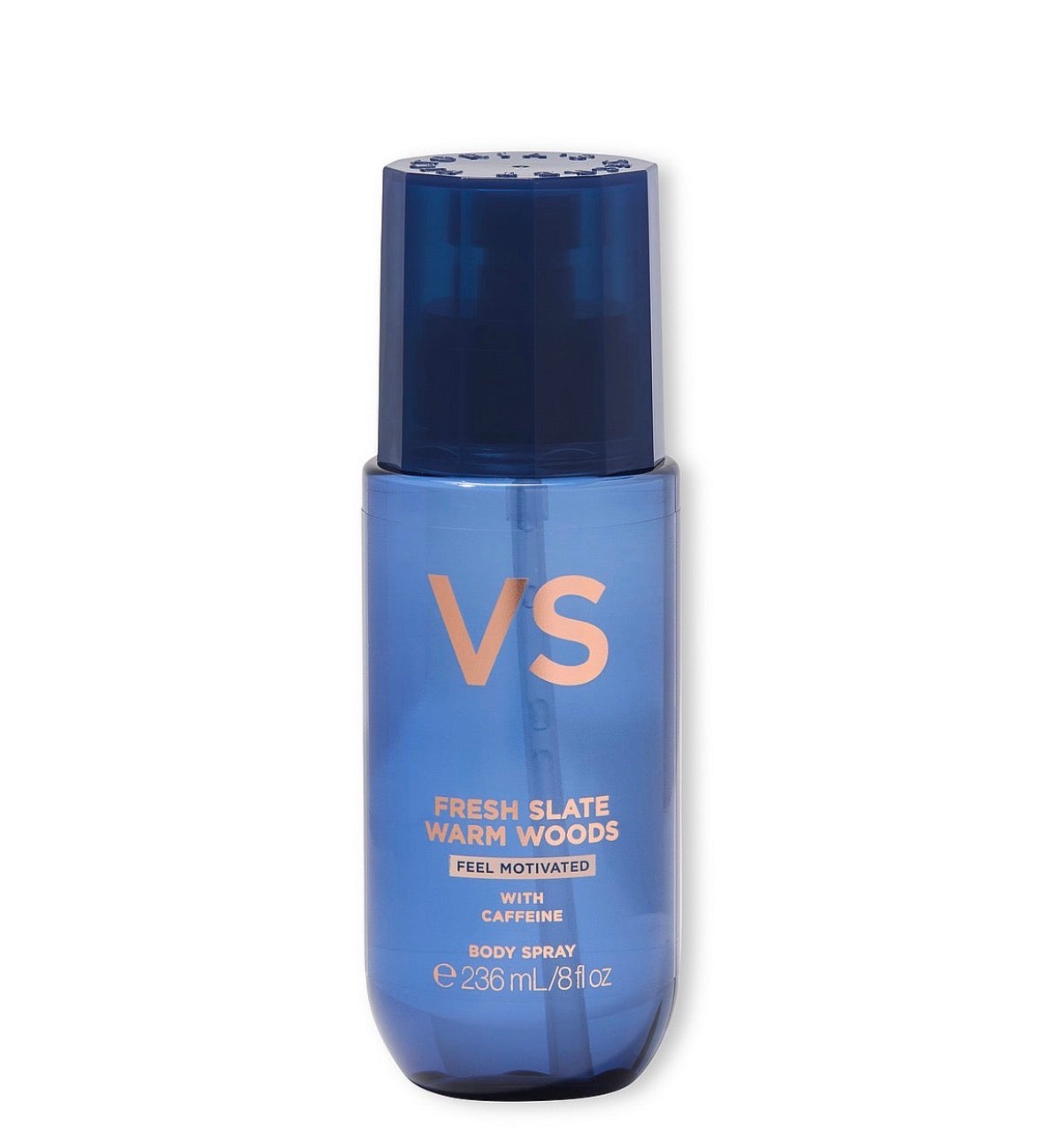 Victoria’s Secret MEN Fresh Slate Warm Woods Body Spray, presentación de 236 ml / 8 fl oz.