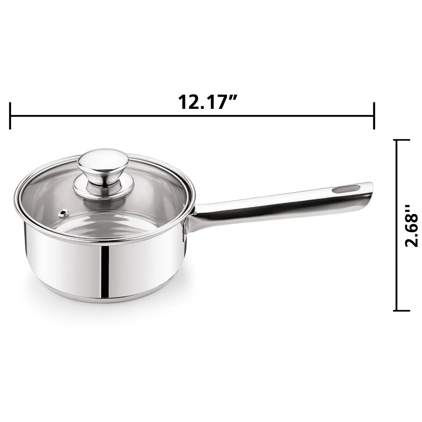 Mainstays Juego de Utensilios de Cocina y Sartenes de Acero Inoxidable Antiadherente de 10 Piezas