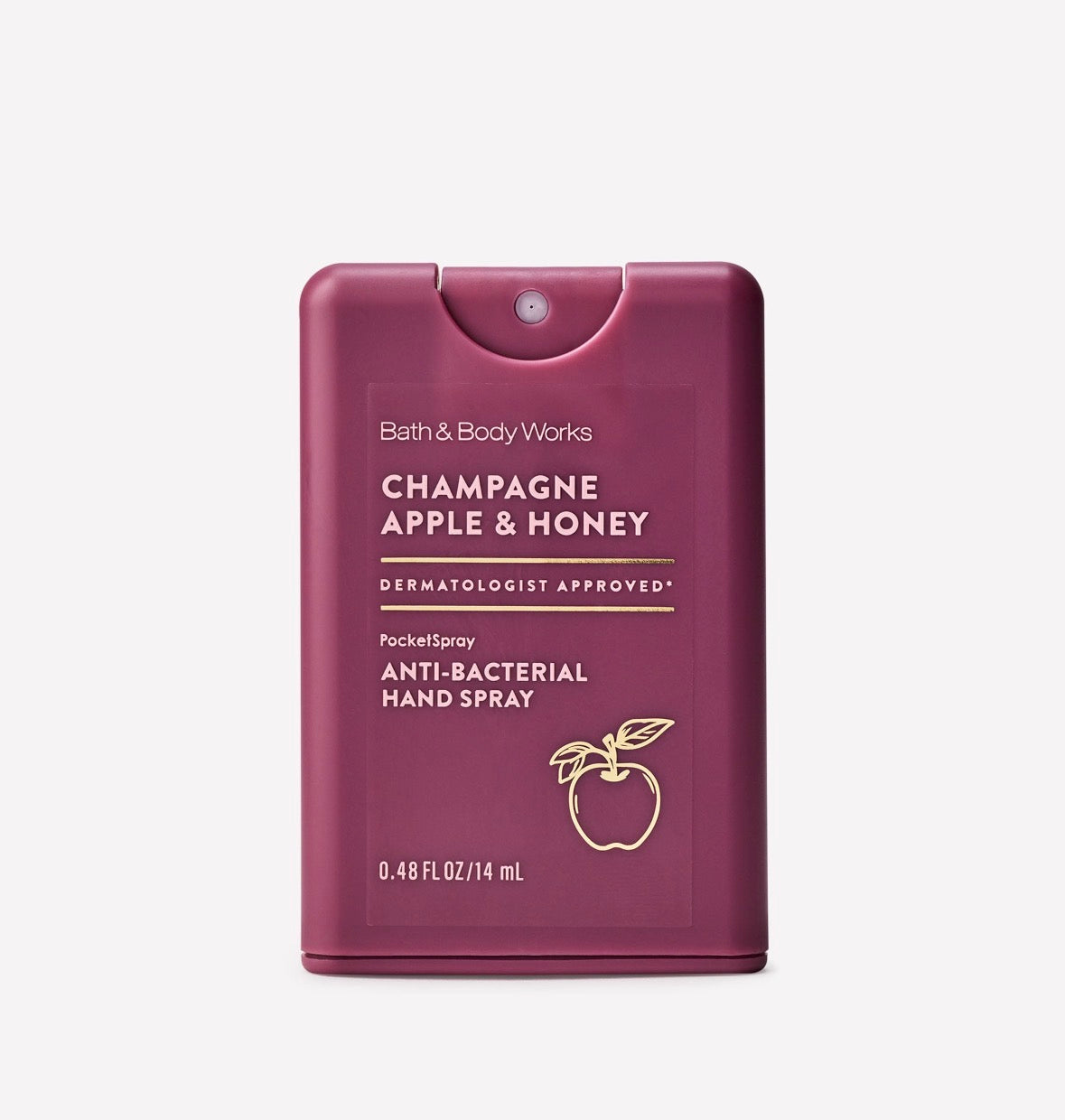 🍎 Bath & Body Works Champagne Apple & Honey PocketSpray – Antibacterial 14 ml