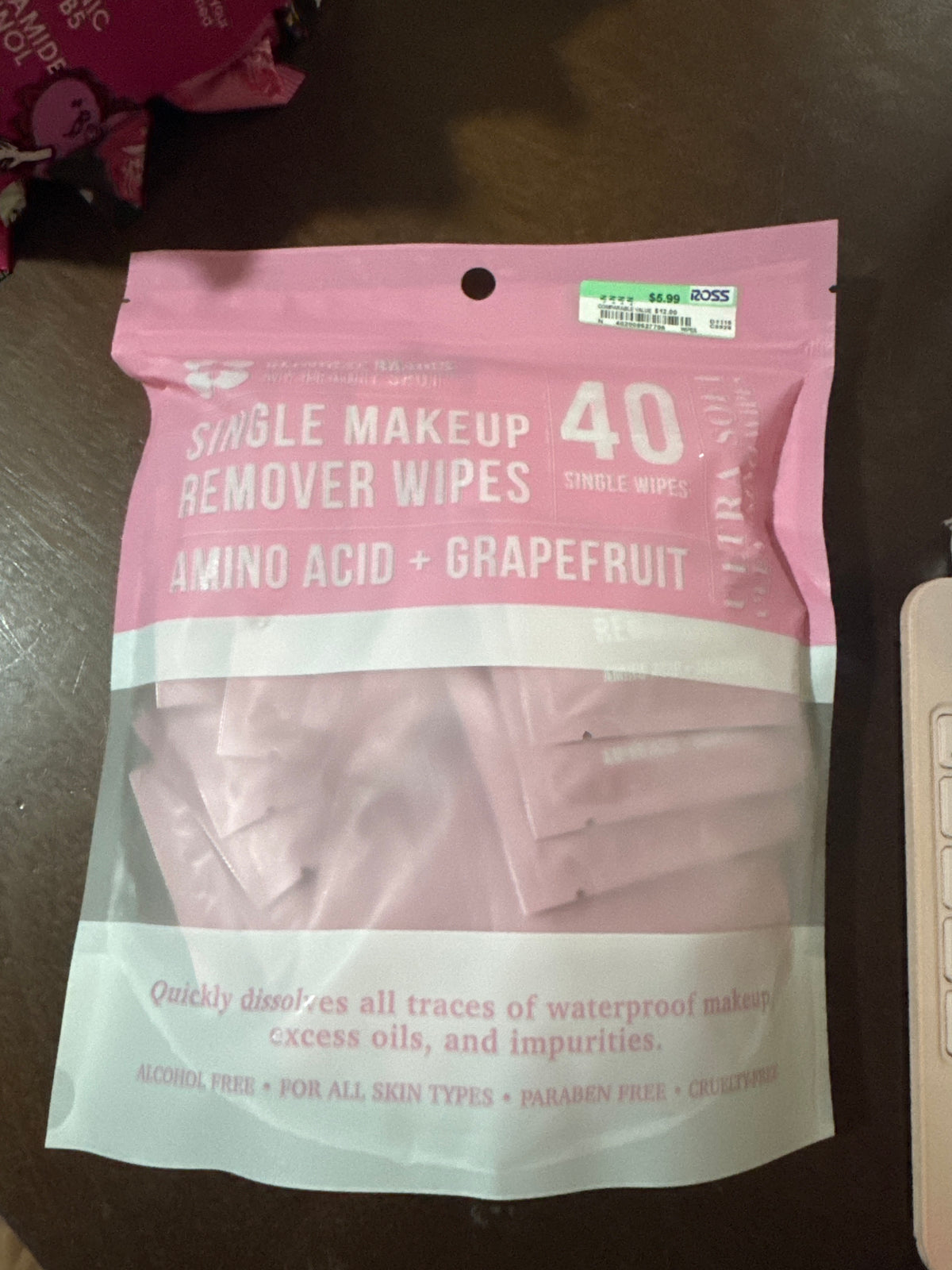 Clinical Basics My Beauty Spot 40 Single Makeup Remover Wipes