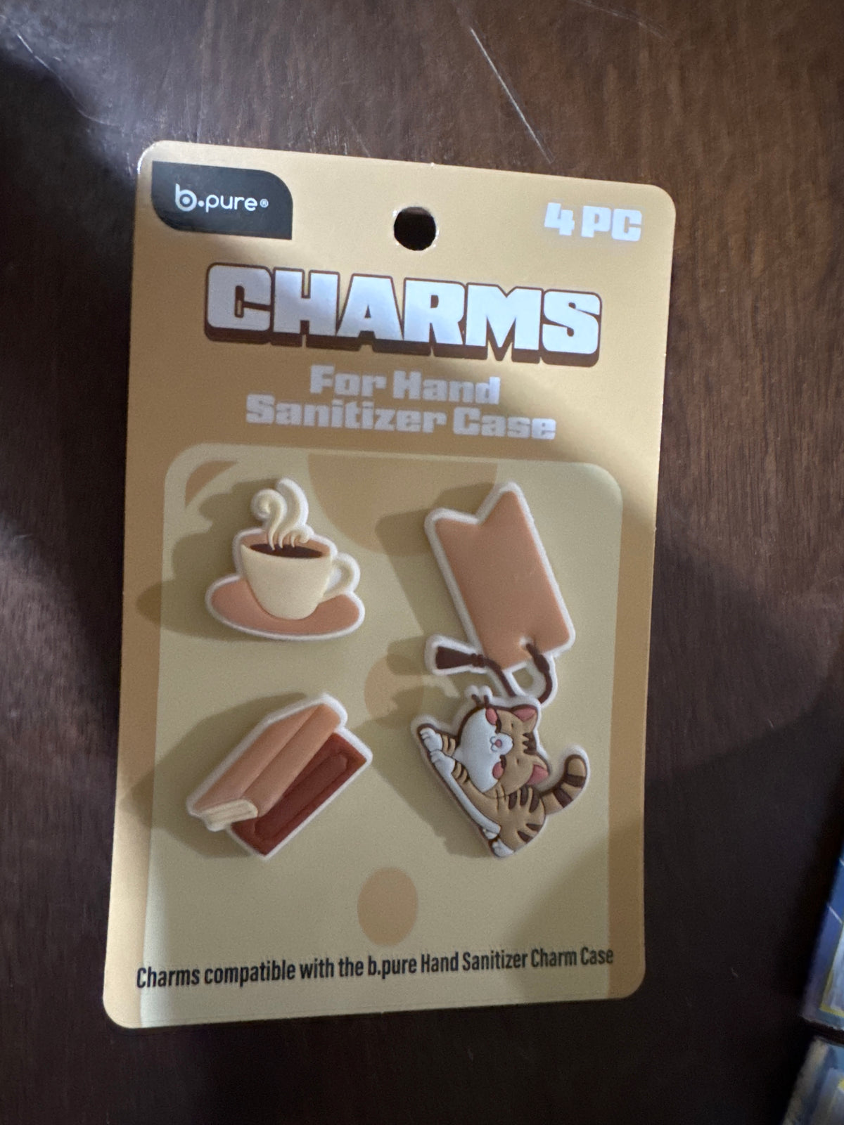 Bpure Charms For Hand Sanitizer Case 4 pcs