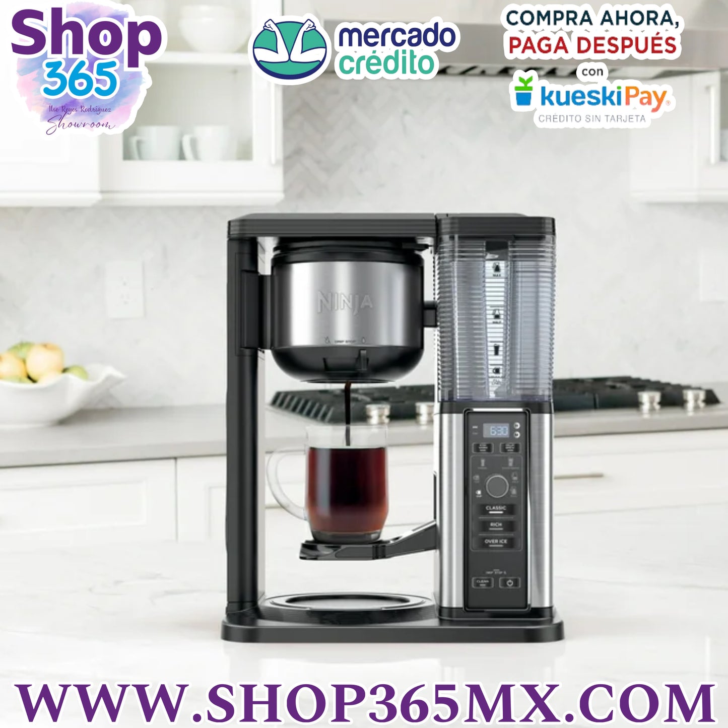 Ninja 10 Taza de Goteo Cafetera, Café Caliente y Helado CM300