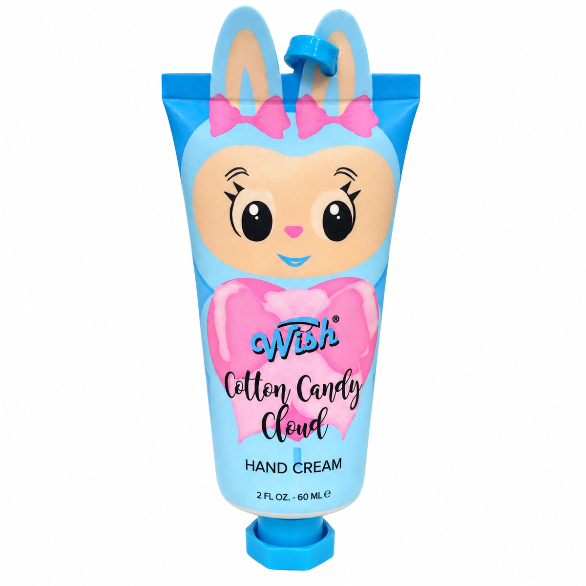 Wish Cotton Candy Cloud – Crema para Manos con Diseño de Conejita, 60 ml