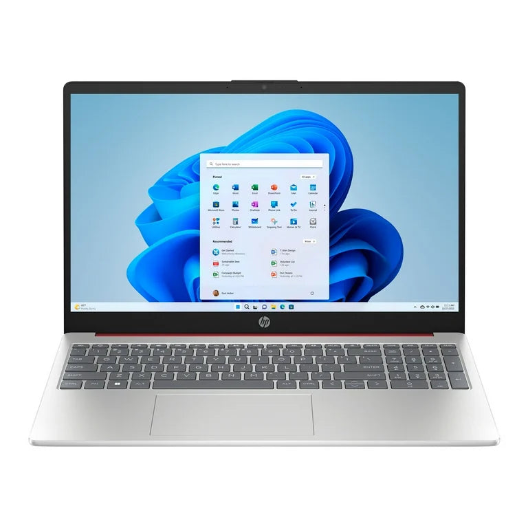 HP 15,6", procesador Intel N200 (Pentium) 4 GB de RAM, 128 GB UFS, rosa, Windows 11 Home en modo S, 15-fd0083wm