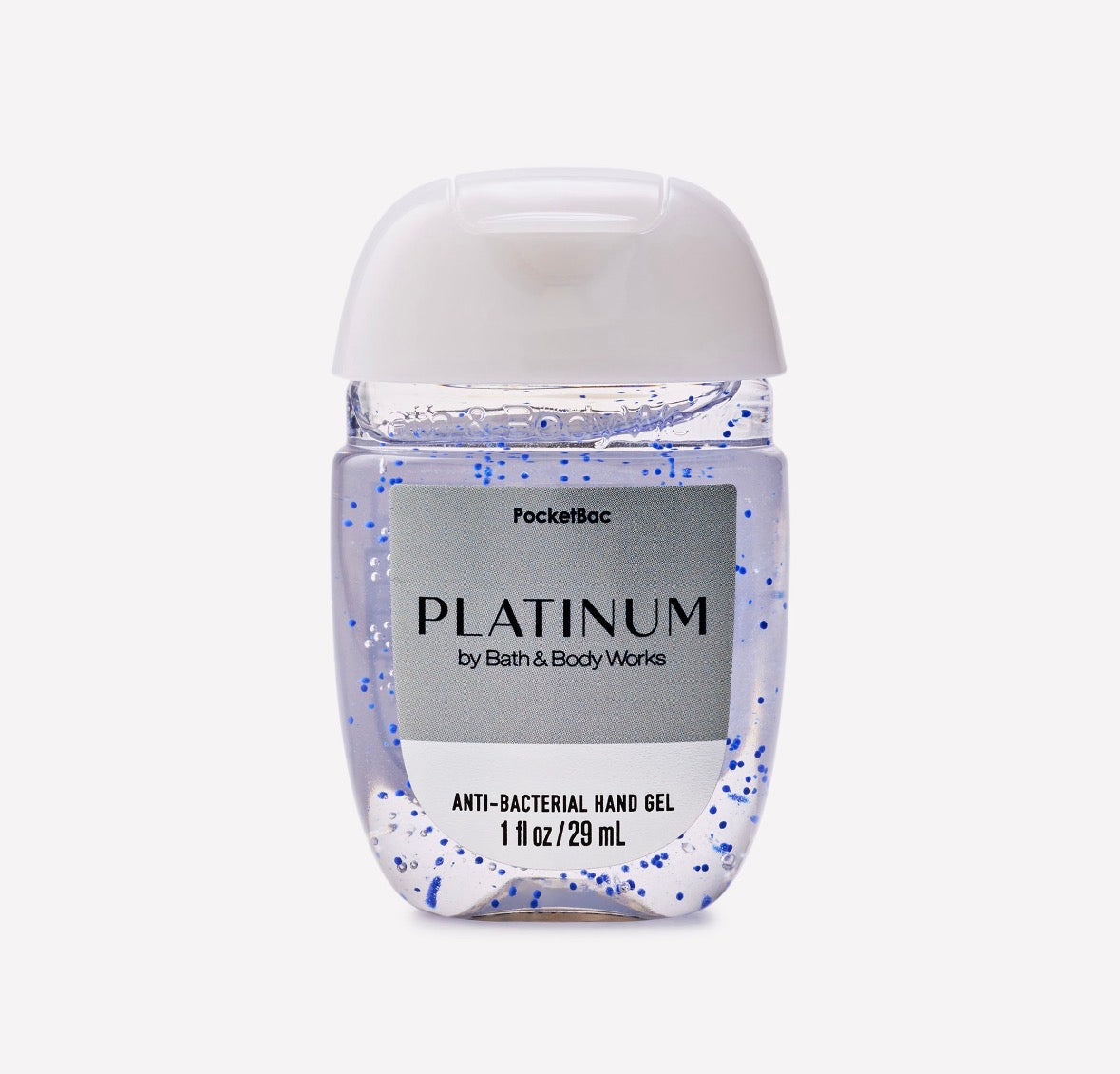 Bath & Body Works Platinum PocketBac – Gel Antibacterial para Manos 29 ml