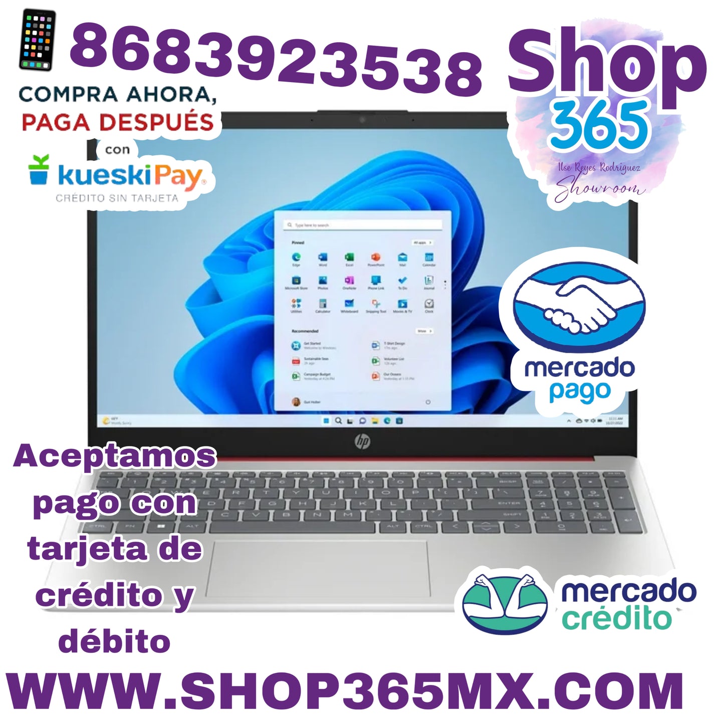 HP 15,6", procesador Intel N200 (Pentium) 4 GB de RAM, 128 GB UFS, rosa, Windows 11 Home en modo S, 15-fd0083wm