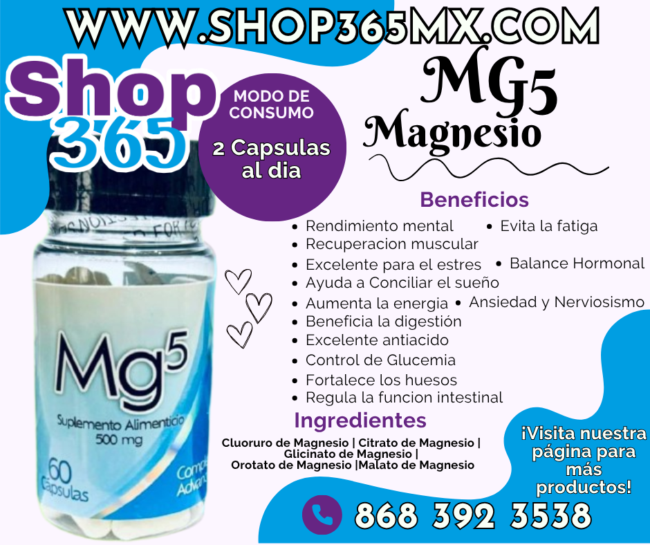 MG5 Citrato de Magnesio