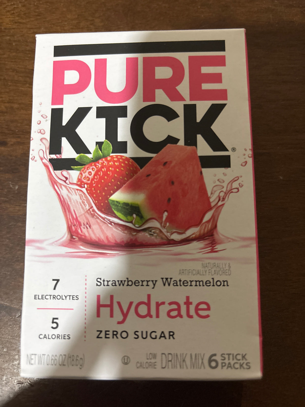 Pure Kick Hydrate Strawberry Watermelon Zero Sugar