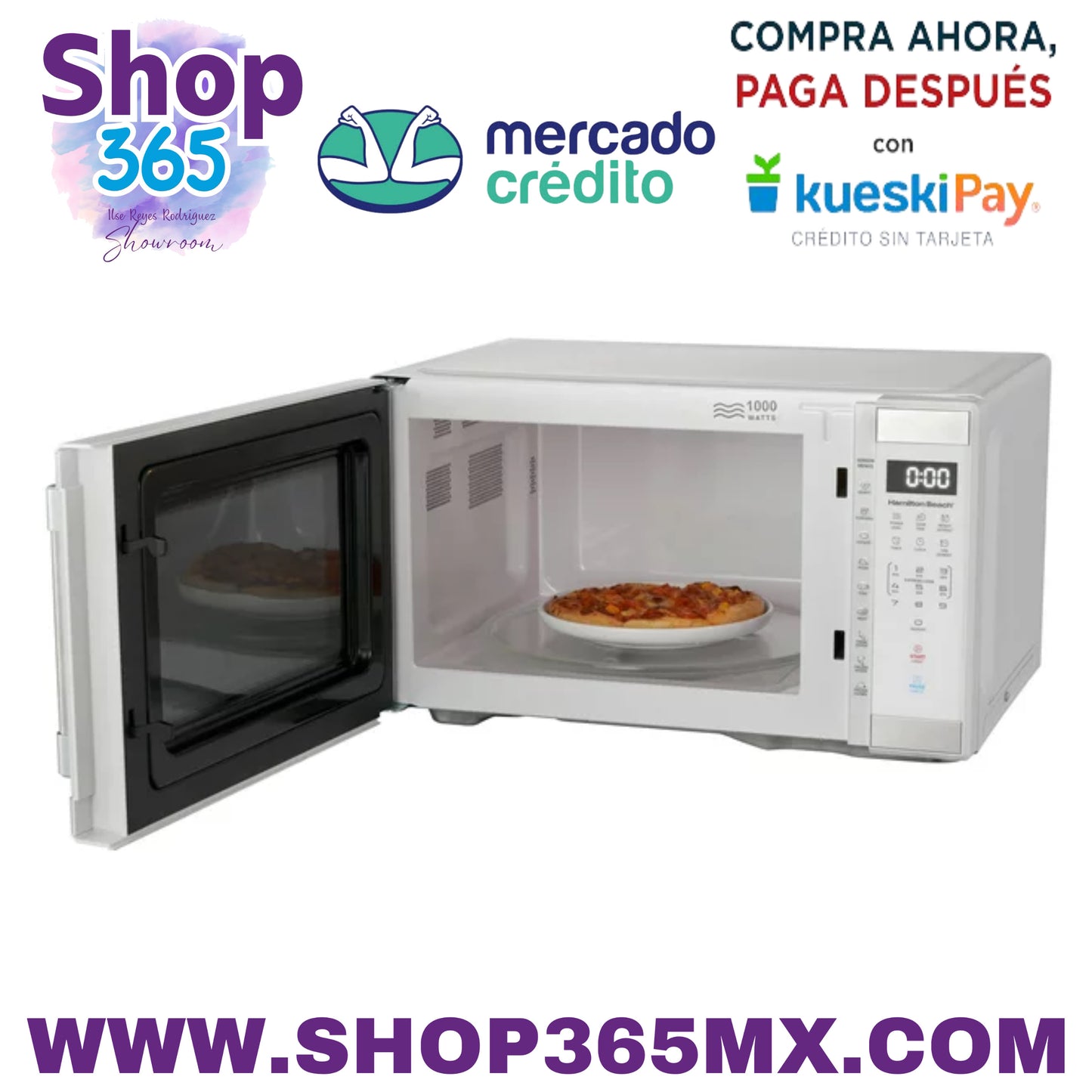 Hamilton Beach 1.1 MWO BSS Horno de microondas Blanco