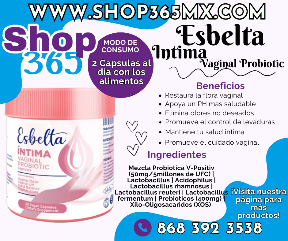 Esbelta Intima (Probiotivos Vaginales)