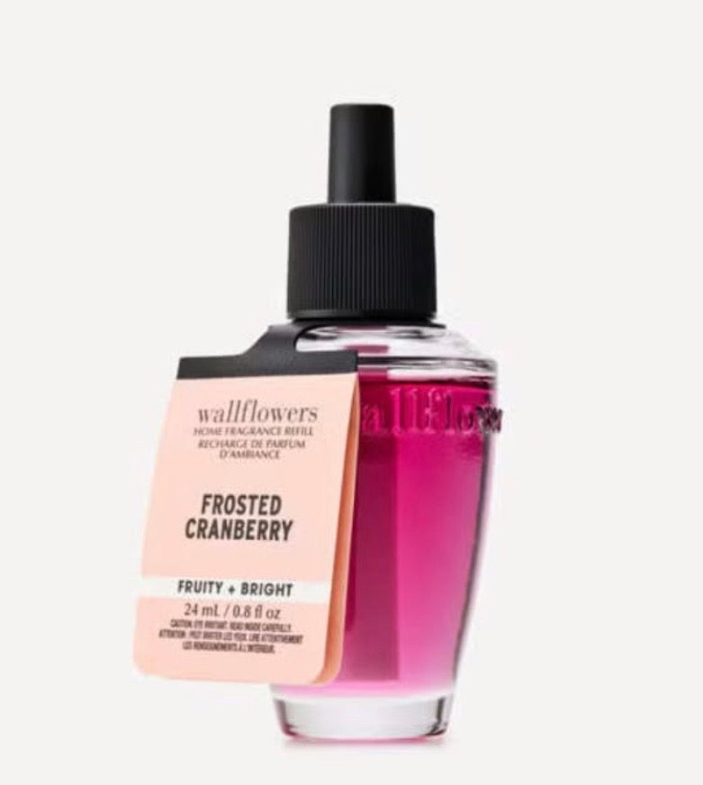 Bath & Body Works Wallflowers Frosted Cranberry Refill 24 ml – Aromatizante para Hogar
