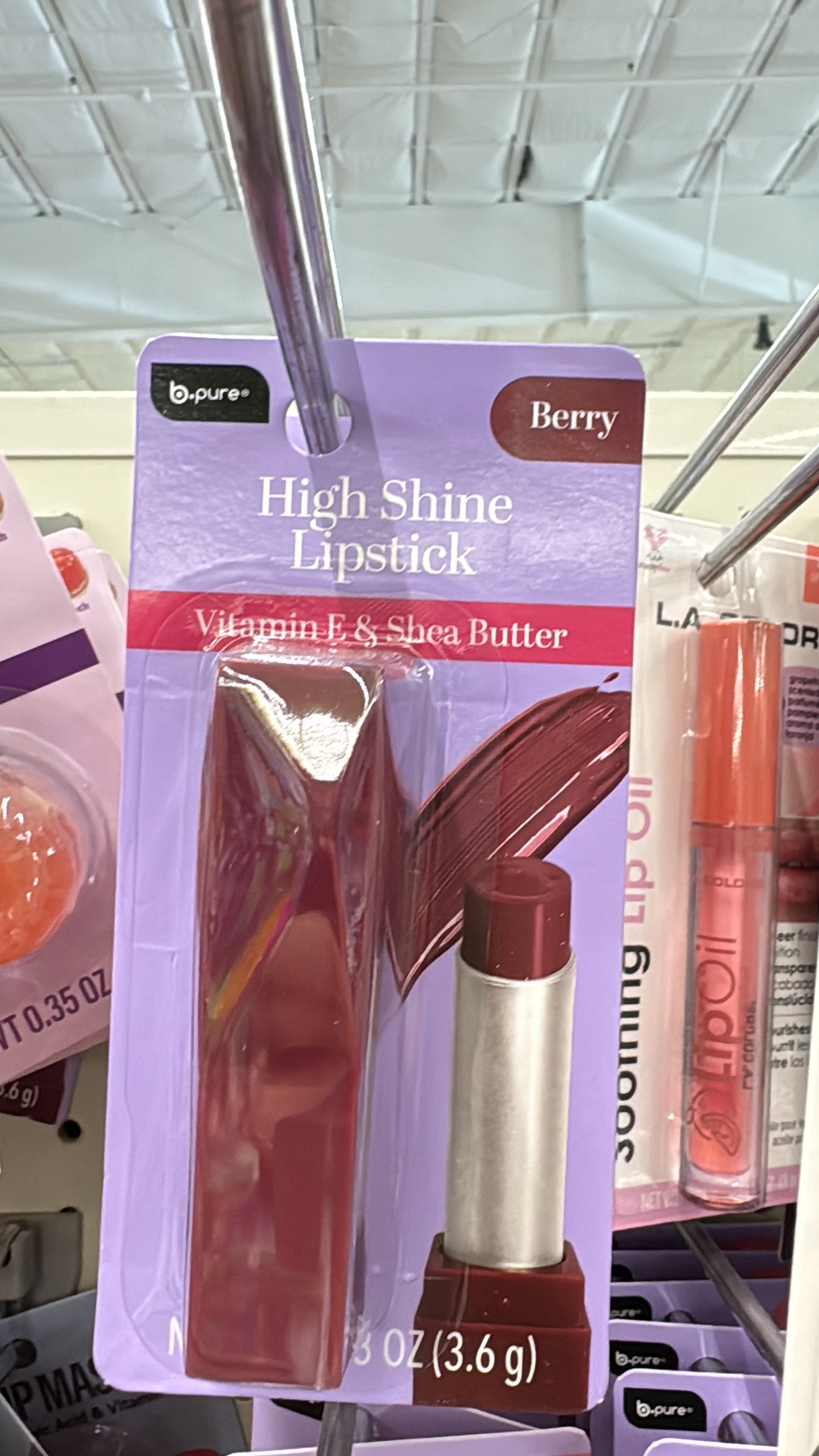 High Shine lipstick Berry BPure