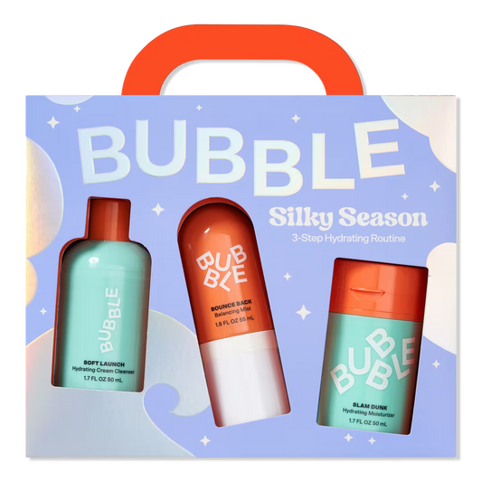 Rutina hidratante de 3 pasos para la temporada de seda BUBBLE