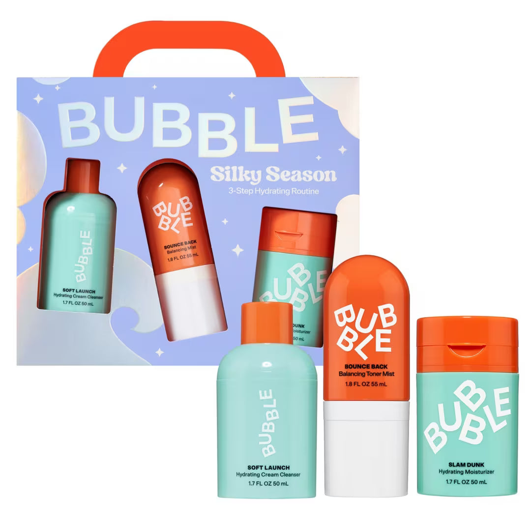 Rutina hidratante de 3 pasos para la temporada de seda BUBBLE