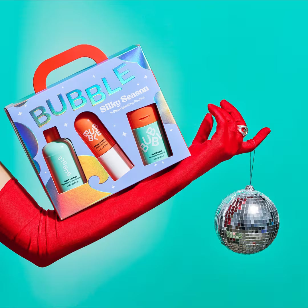 Rutina hidratante de 3 pasos para la temporada de seda BUBBLE