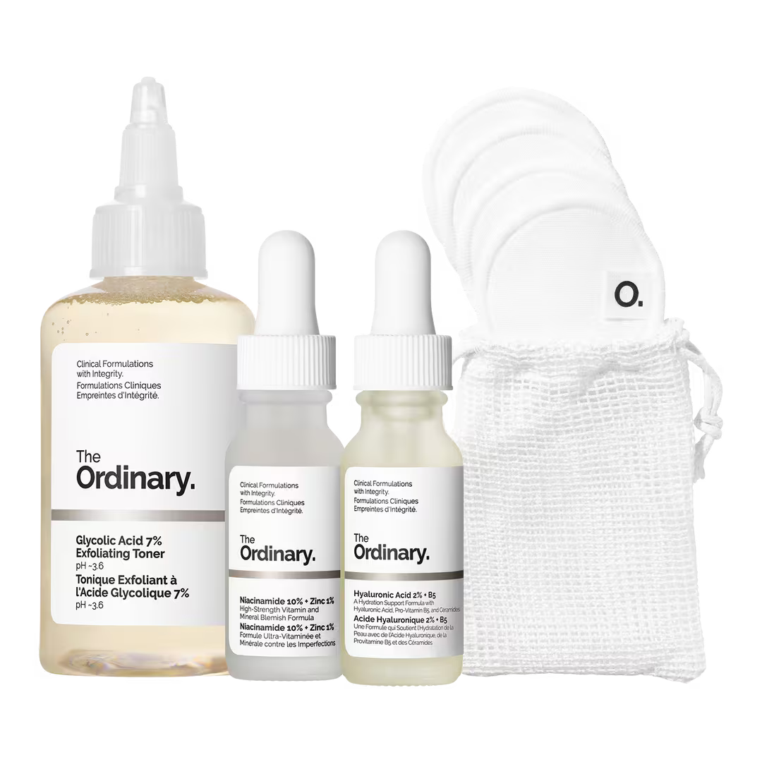 El conjunto de mini iconos THE ORDINARY