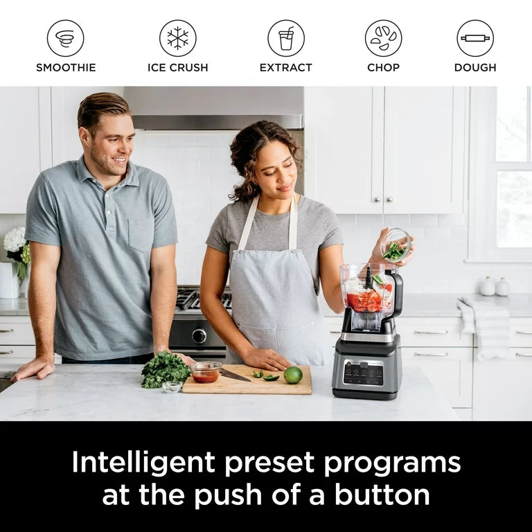 Sistema de cocina Ninja Profesional Más con Auto-iq y 72 oz. Total de Trituración Licuadora, BN800