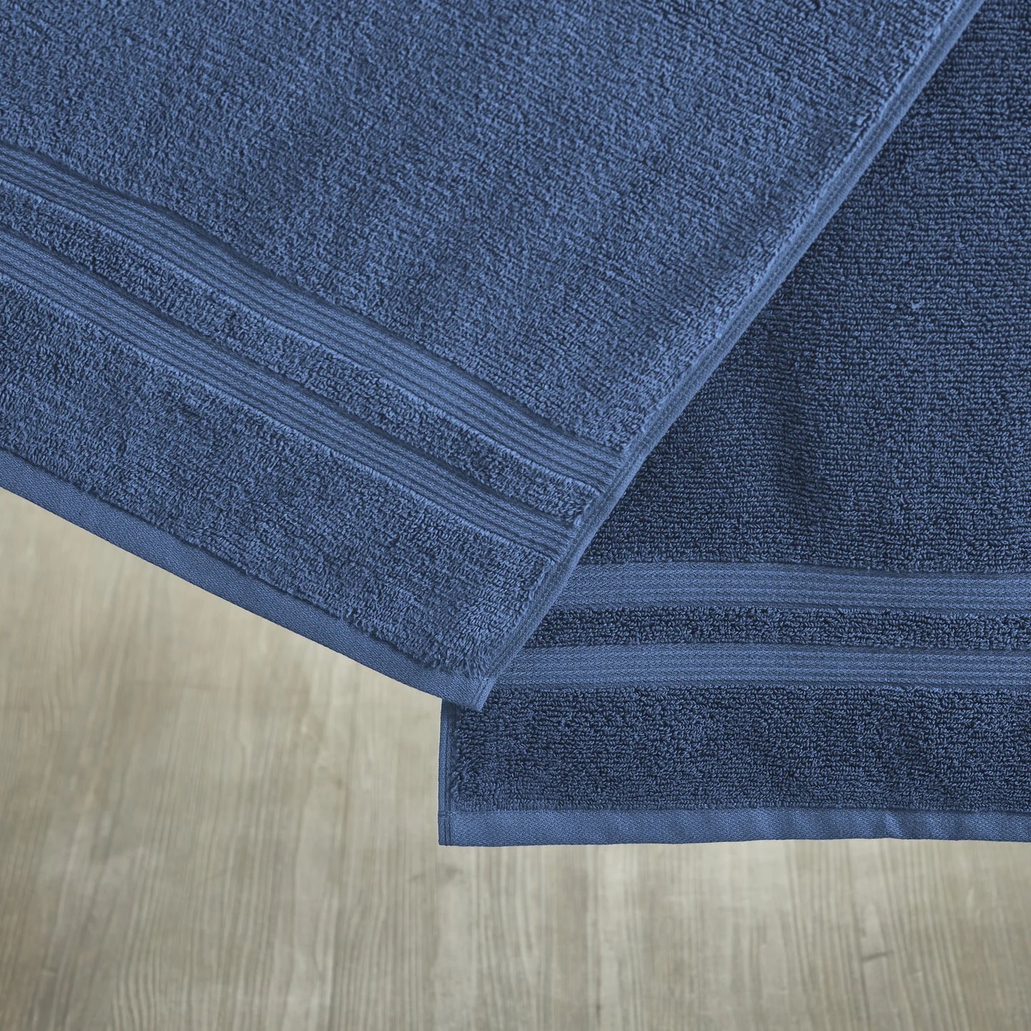 2 PZA Toalla de Baño Sólida 30" x 54" AZUL INDIGO