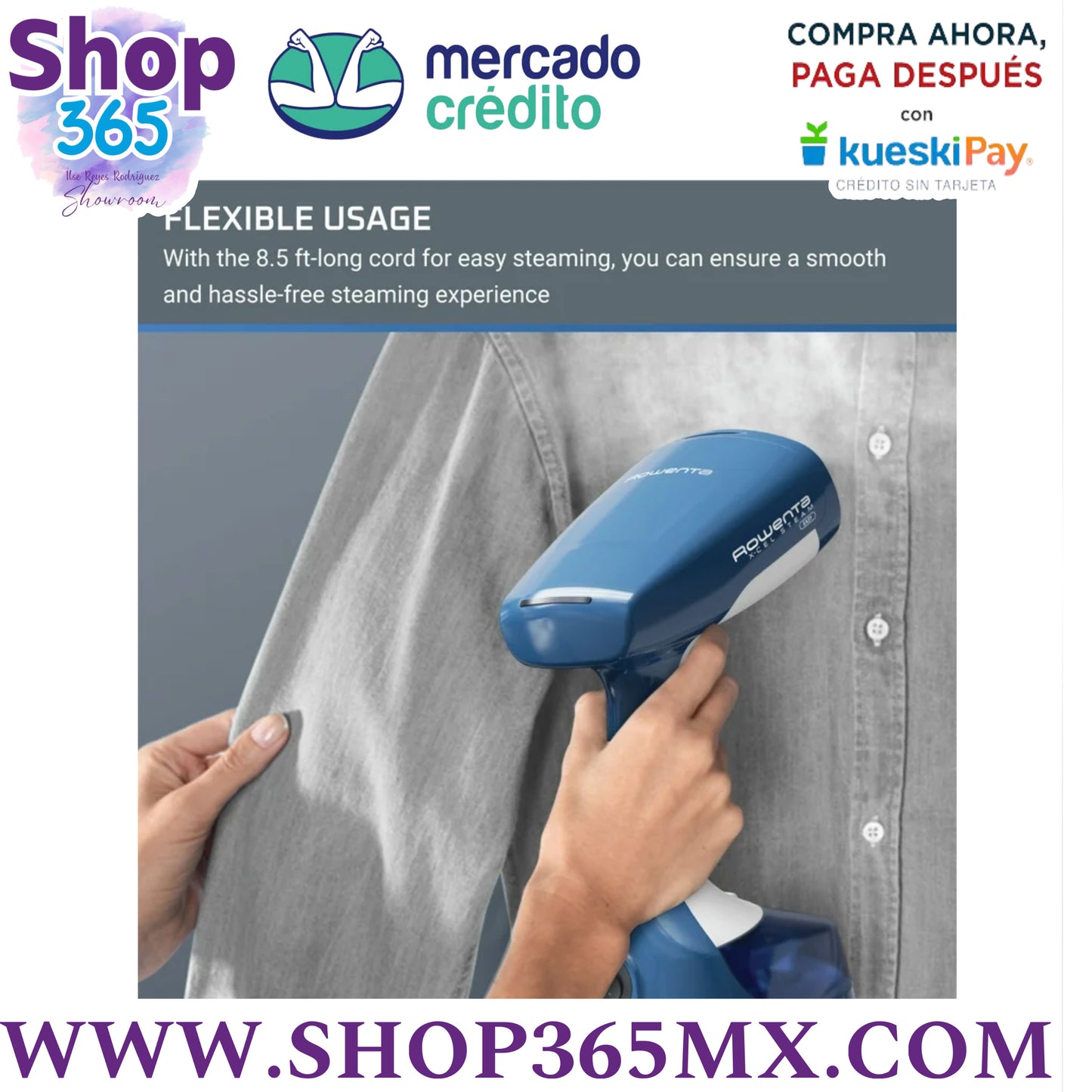Vaporizador de mano Rowenta X-cel, azul, DR7110U1