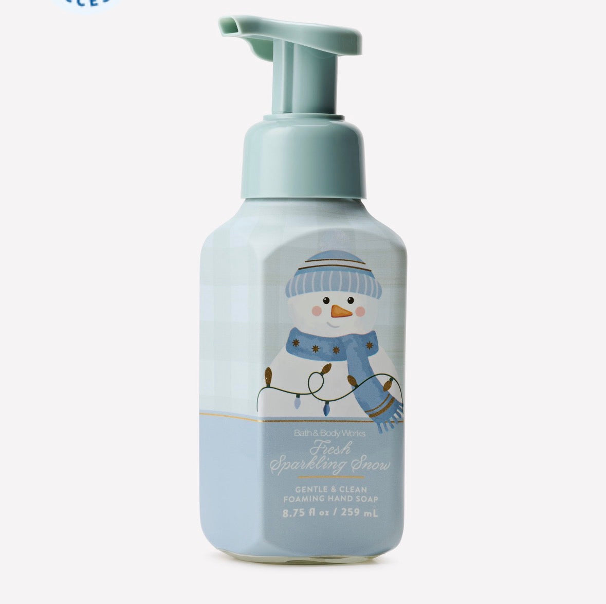 Bath & Body Works Fresh Sparkling Snow Jabón Espuma para Manos 259 ml