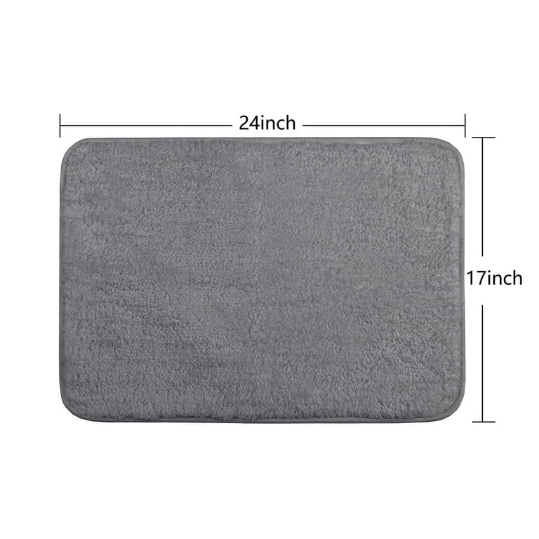 Mainstays Juego de Accesorios de Baño y Cortina de Ducha de Poliéster/cerámica de 17 Piezas, Gris