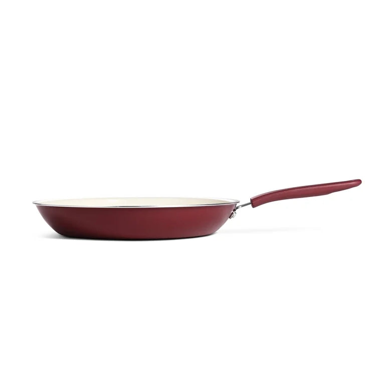 Tramontina Ceramaware Juego de 3 Sartenes para Freír Antiadherentes de Cerámica (8 Pulgadas, 9.5 Pulgadas y 11 Pulgadas) Vino