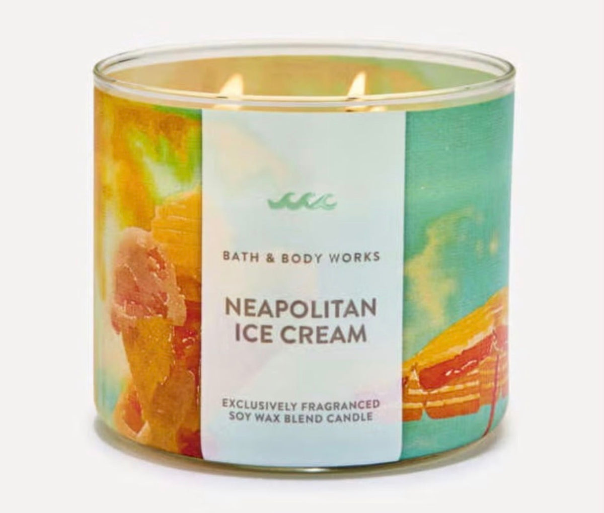 Neapolitan Ice Cream Vela de 3 Mechas 411 g | Bath & Body Works
