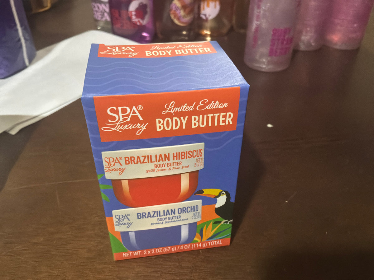 Spa Luxury Brazilian Body Butter Orchid Black Amber