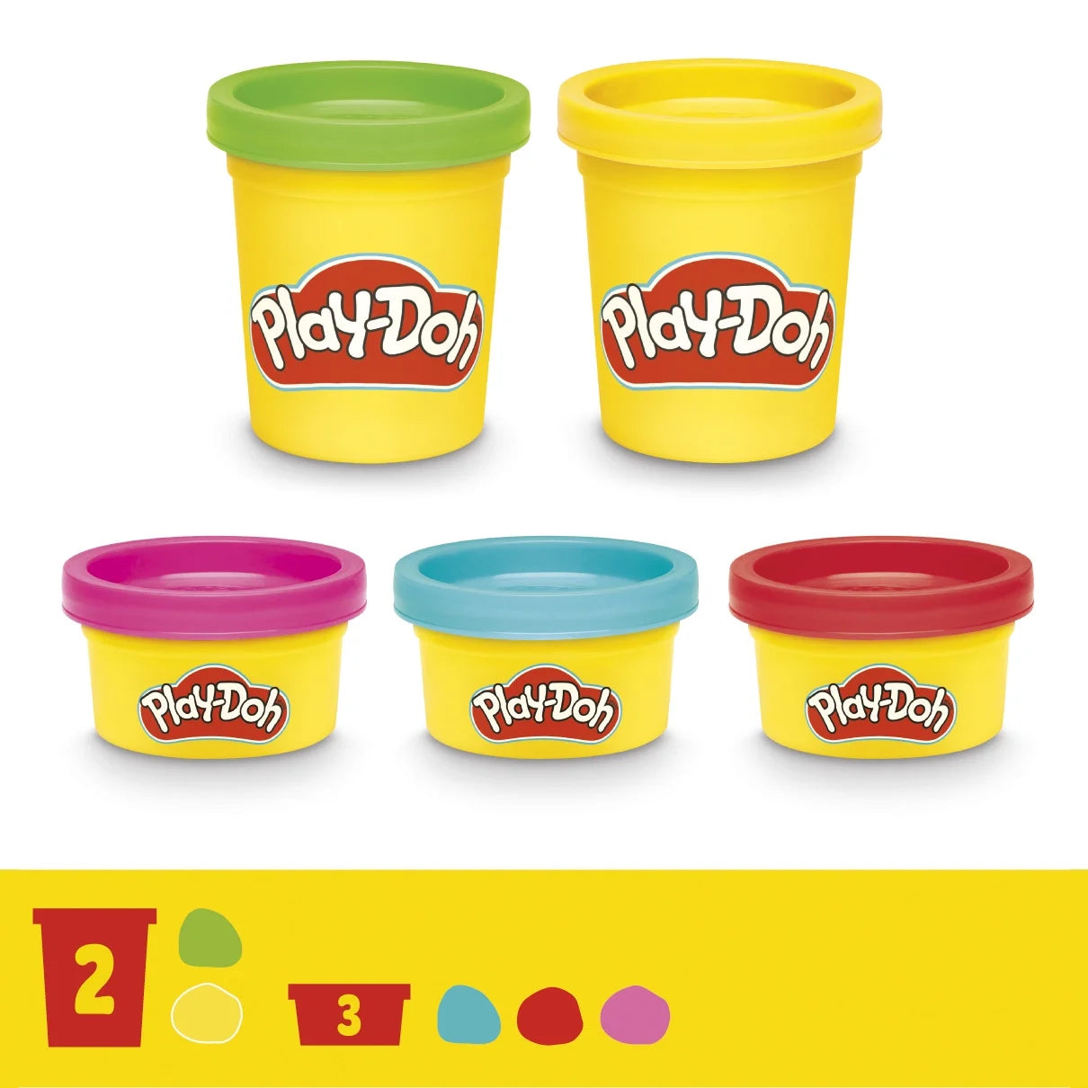 Play-Doh Juego de Batidora de Juguetes Swirlin', Juguetes de Cocina de Simulación, Regalos de Navidad, 3+