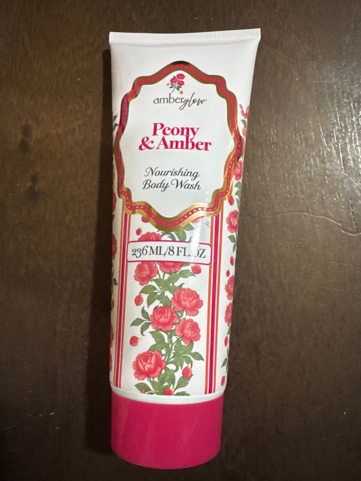 Amber Glow Peony & Amber Nourishing Body Wash 236ml
