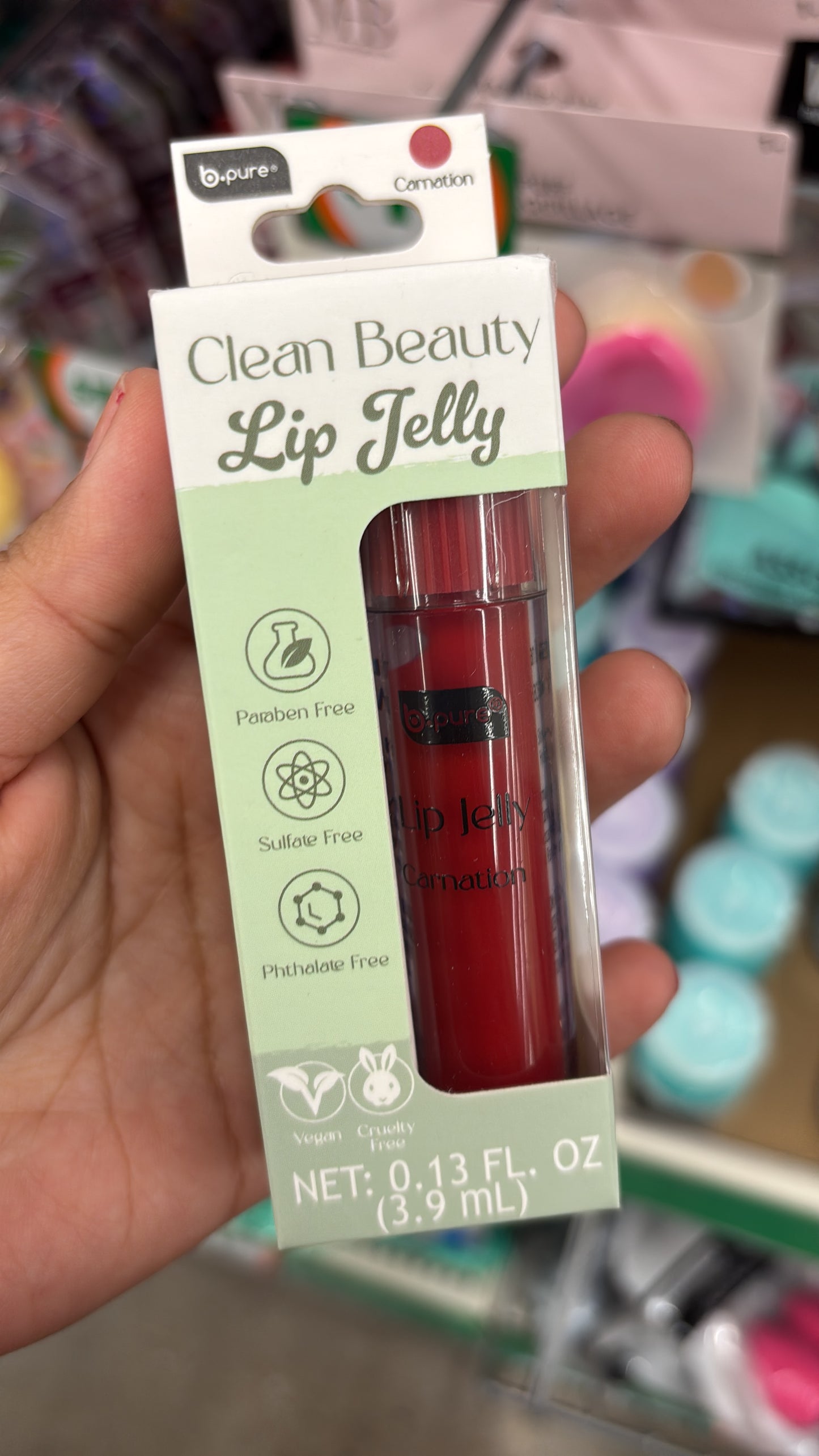Clean Beauty Lip Jelly Carnation