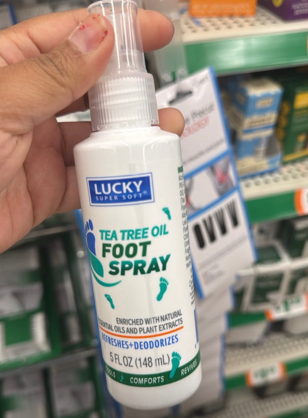 Lucky tea Tree oil Foot Spray