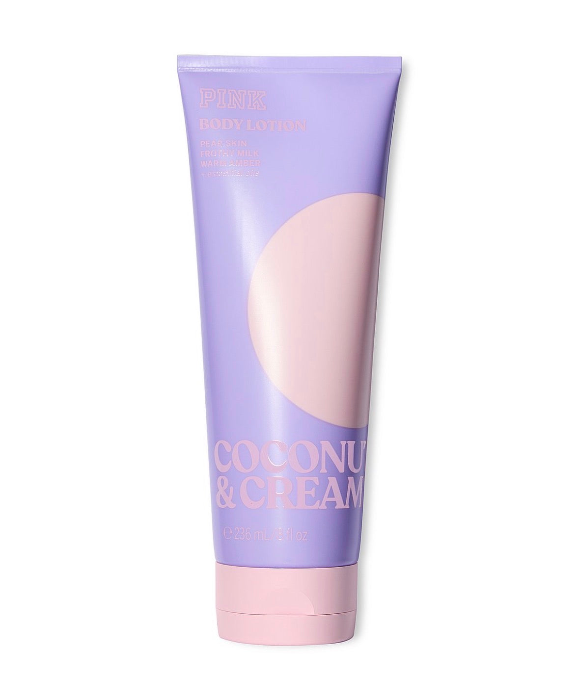 PINK Coconut & Cream Body Lotion 236 ml | Loción Corporal Cremosa de Coco