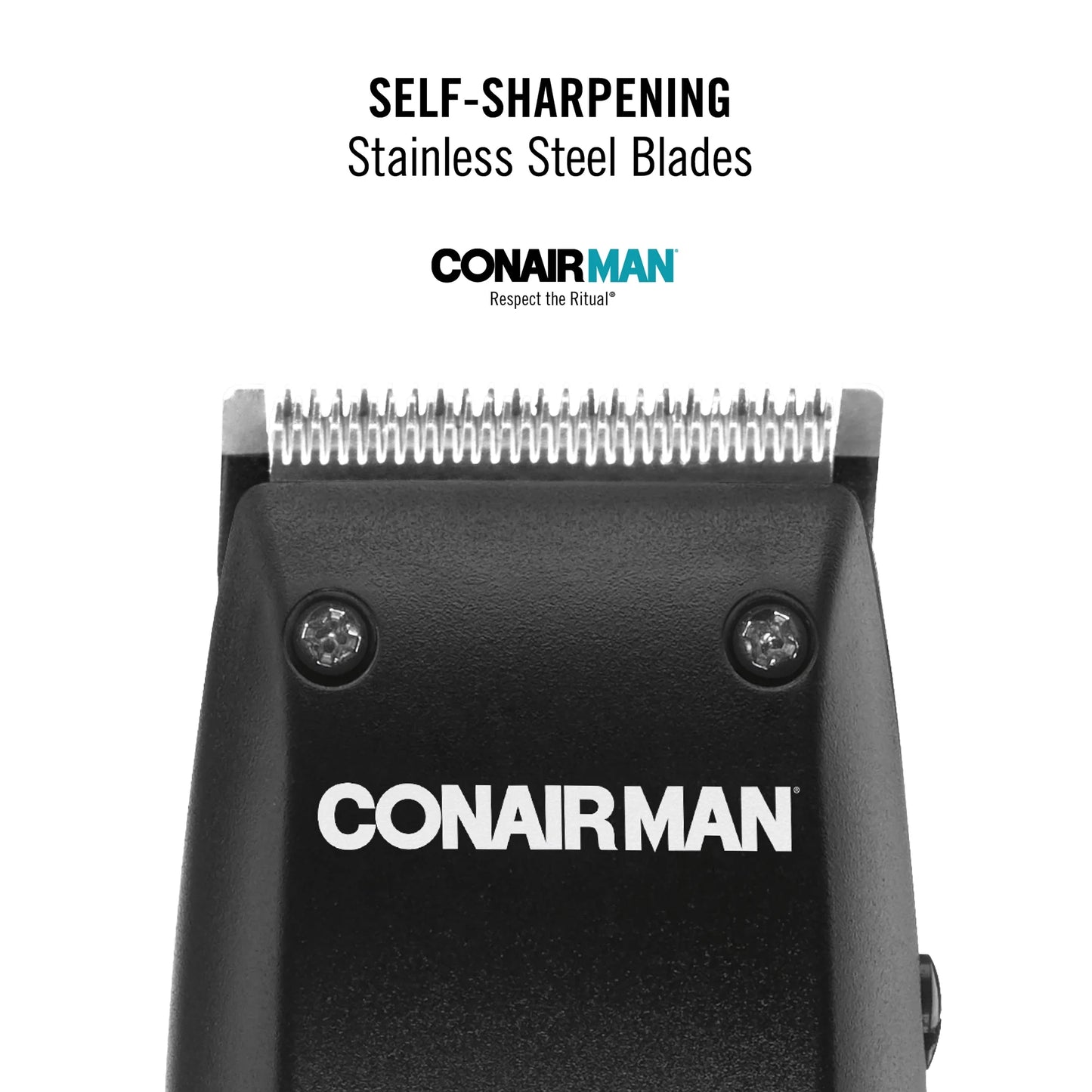 ConairMAN Kit de Corte de Pelo para Hombre de Corte Simple 10 Piezas