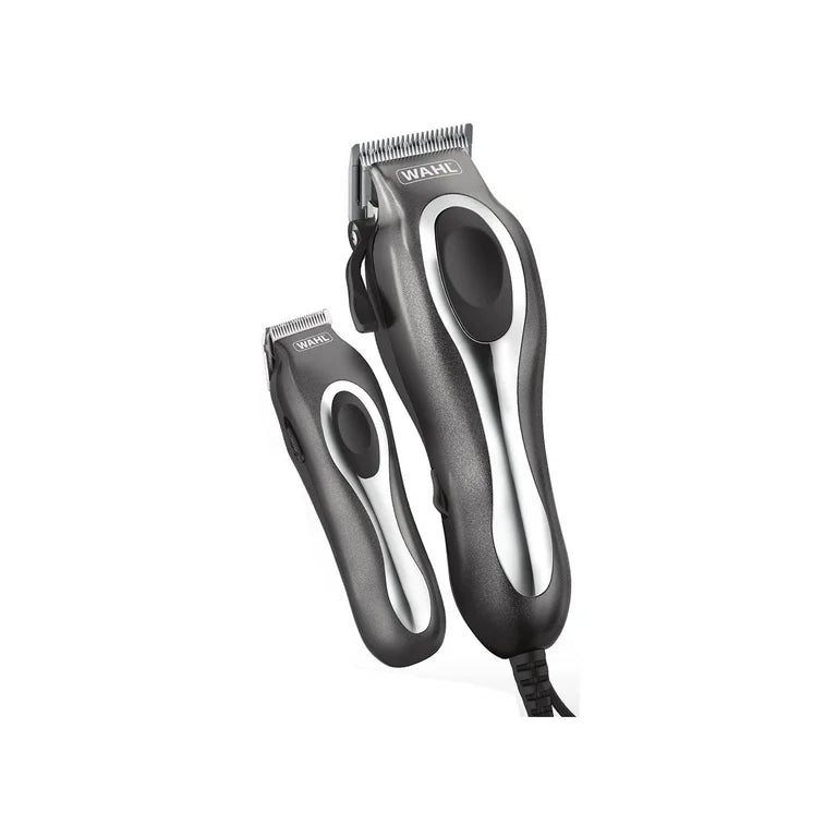 Wahl Deluxe Chrome Pro Cortapelos con Cable para Hombre, Kit de Cortapelos con Estuche de Almacenamiento 79650-1301