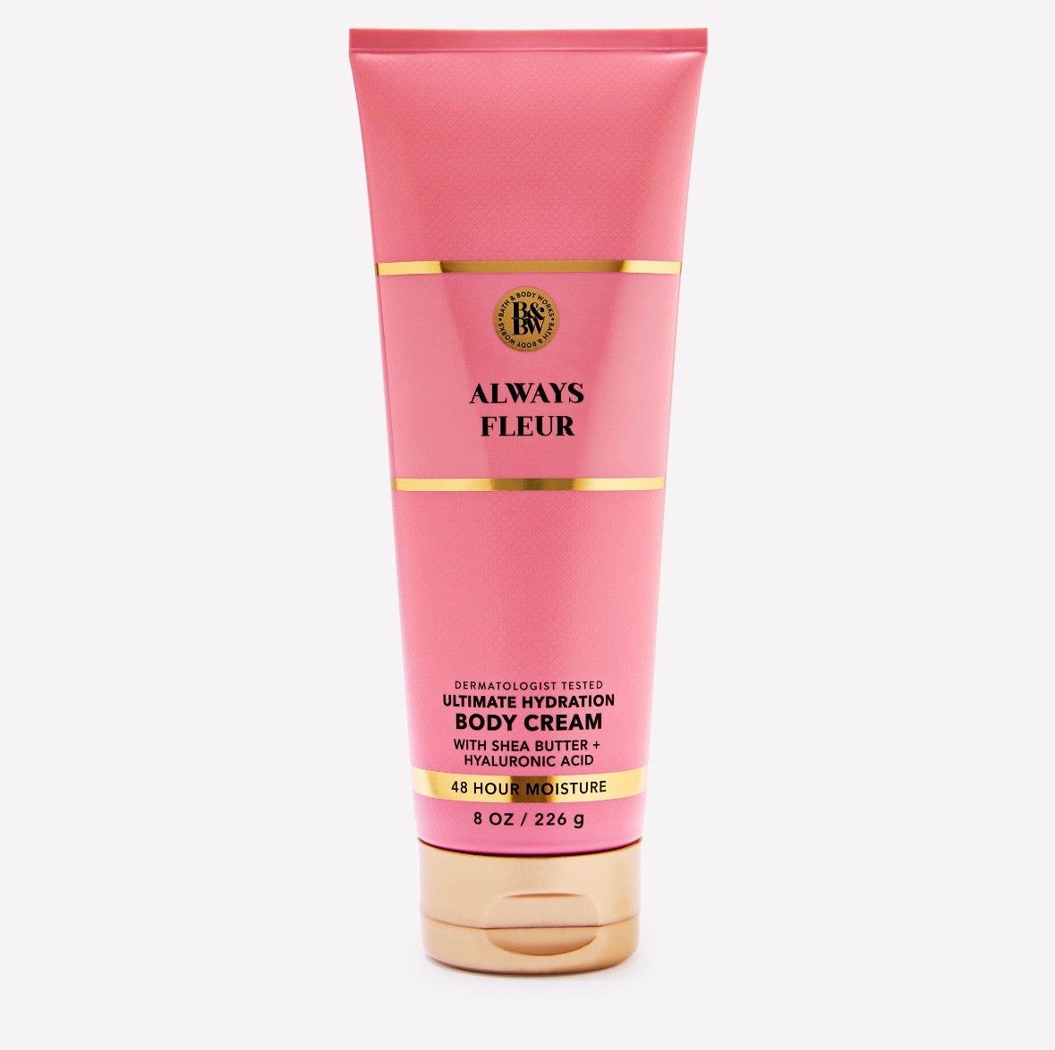 Bath & Body Works Always Fleur Body Cream 226 g – Crema Corporal con Karité y Ácido Hialurónico