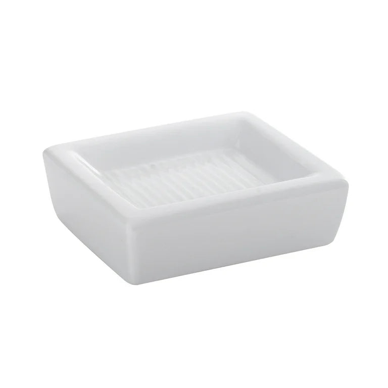 Mainstays Juego de Accesorios de Baño y Cortina de Ducha de Poliéster/cerámica con Estampado de Damasco Ikat de 17 Piezas, Negro