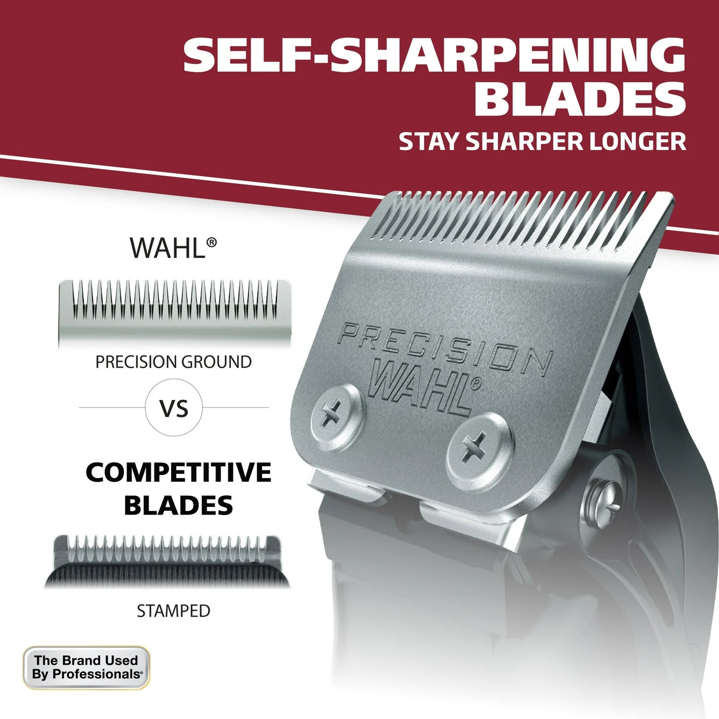 Wahl Chrome Pro , Kit Cortapelos con Cable para Hombre O Mujer, Negro/cromo - 9670-1201