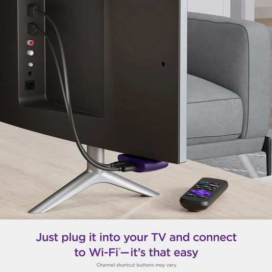 Roku Reproductor Multimedia de Transmisión LE HD con HDMI de Alta Velocidad Cable y Control Remoto Simple