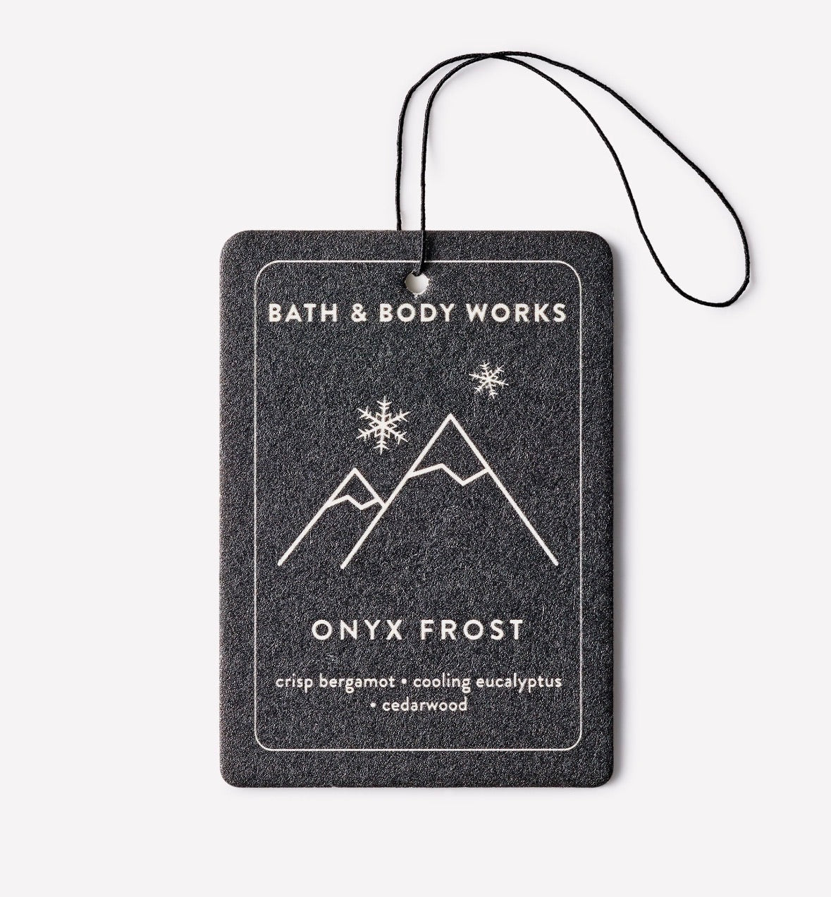 Bath & Body Works Onyx Frost – Aromatizante Colgante Perfumado