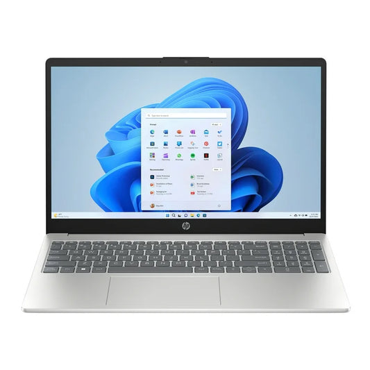 Portátil HP de 15,6", procesador Intel N200, 4 GB de RAM, 128 GB UFS, azul, Windows 11 Home en modo S, 15-fd0081wm