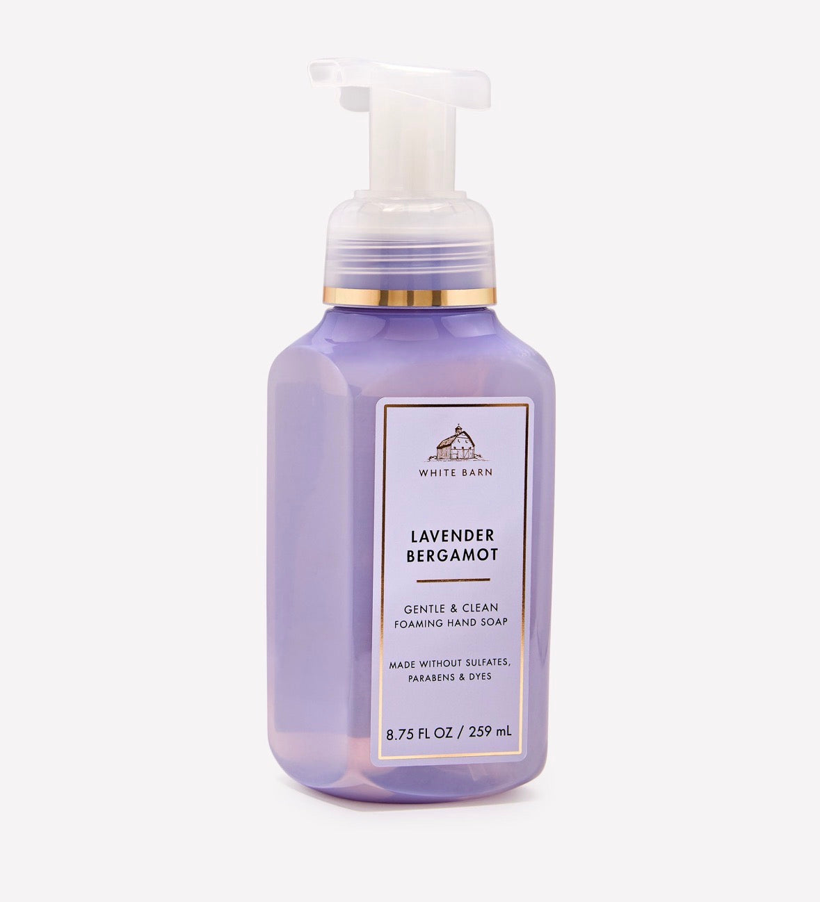 💜 Bath & Body Works Lavender Bergamot Jabón de Manos en Espuma 259 ml
