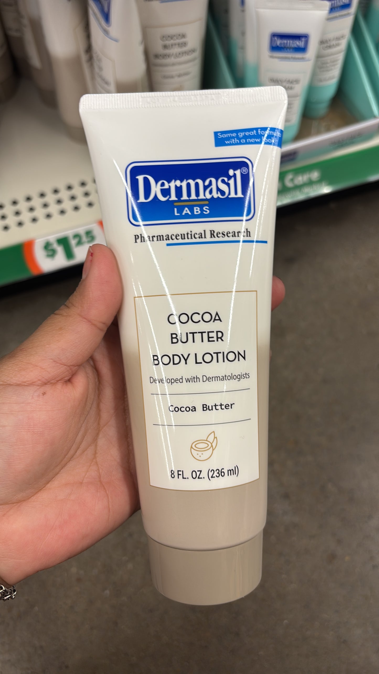 Cocoa butter lotion