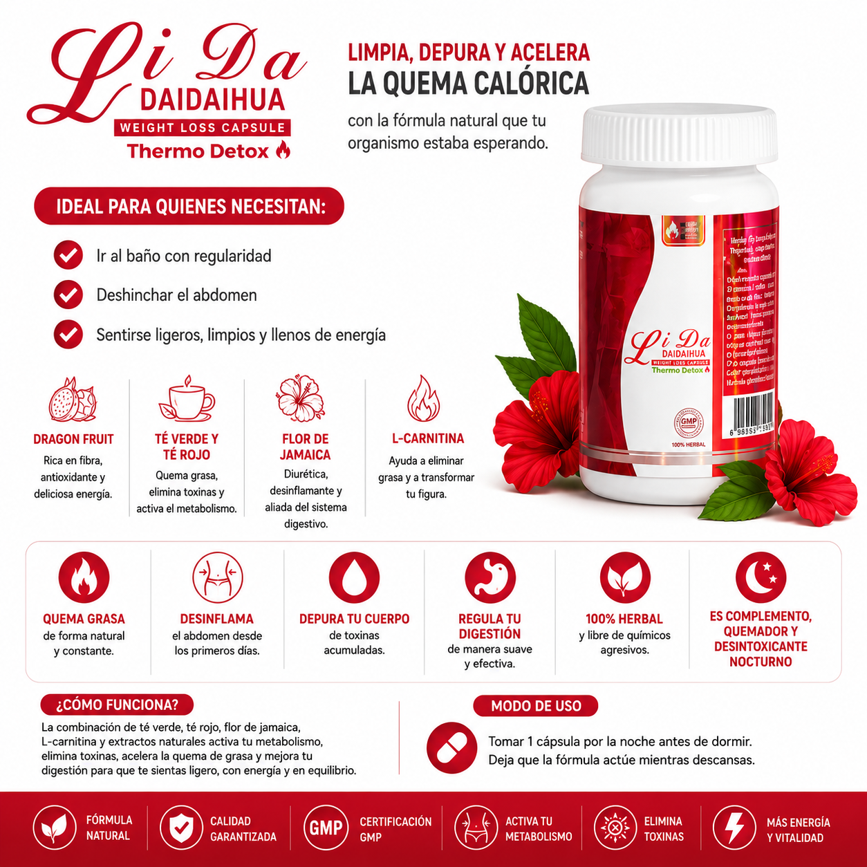 LIDA DAIDAIHUA THERMO DETOX
