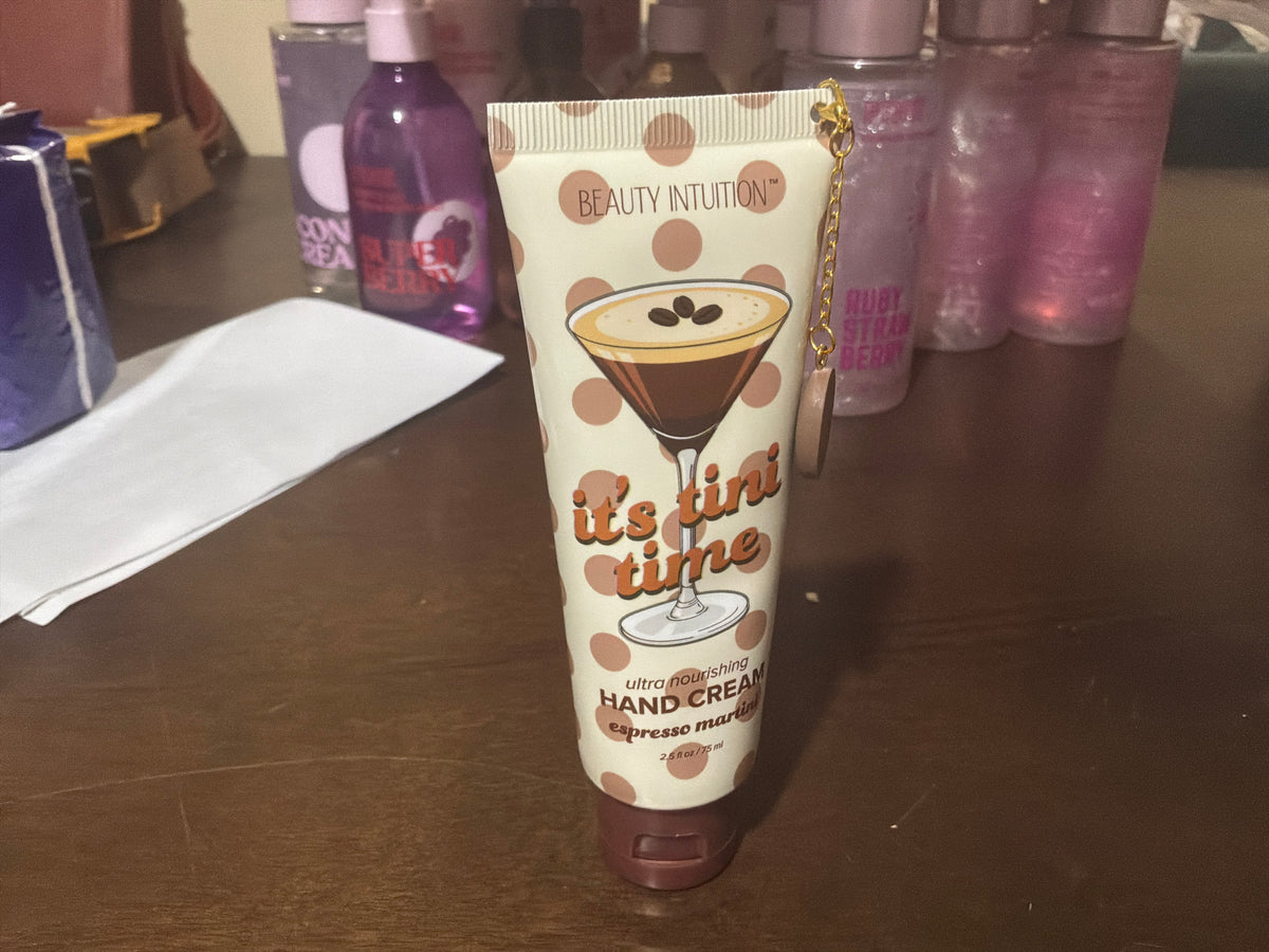 Beauty intuition it’s Tini time Hand Cream Expresso Martini