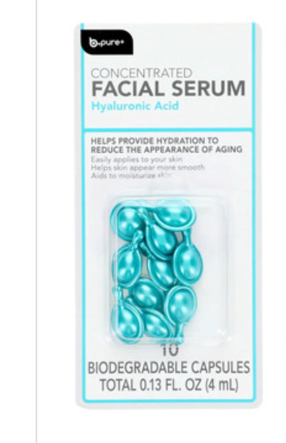 BPure Facial Serum hyaliroic Acid