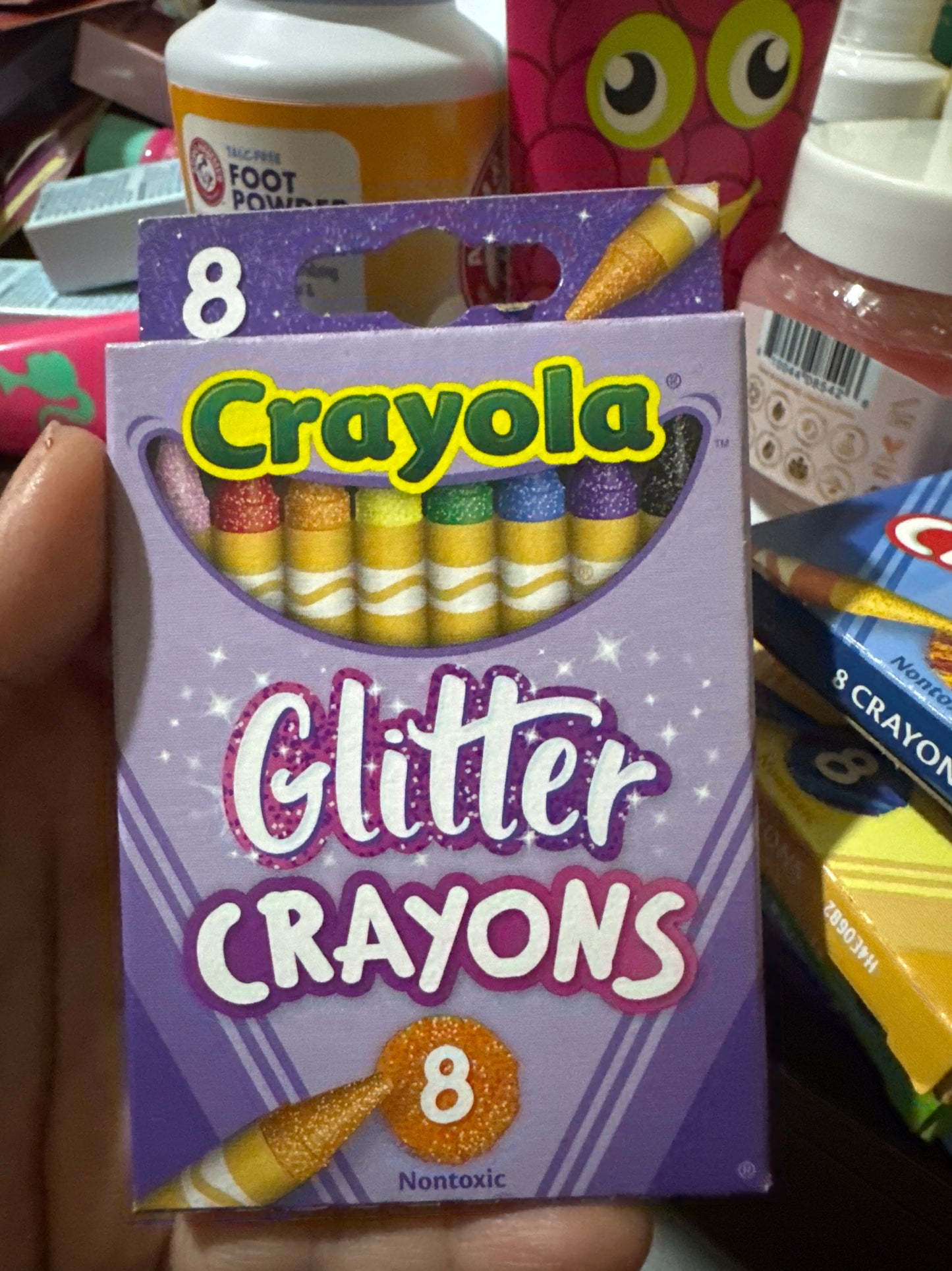 Crayons Glitter 8 Crayons