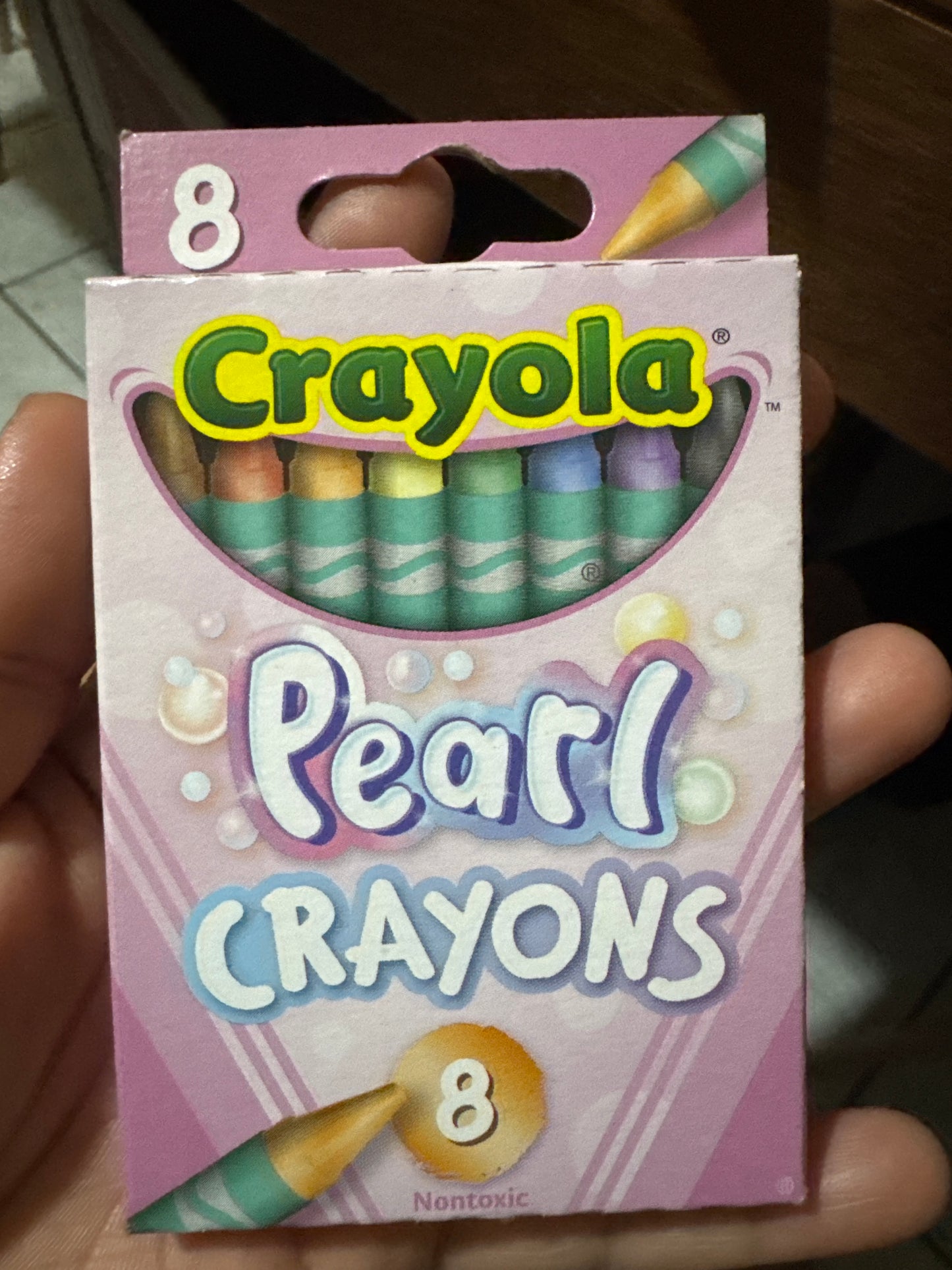 Crayola Pearl 8 Crayons