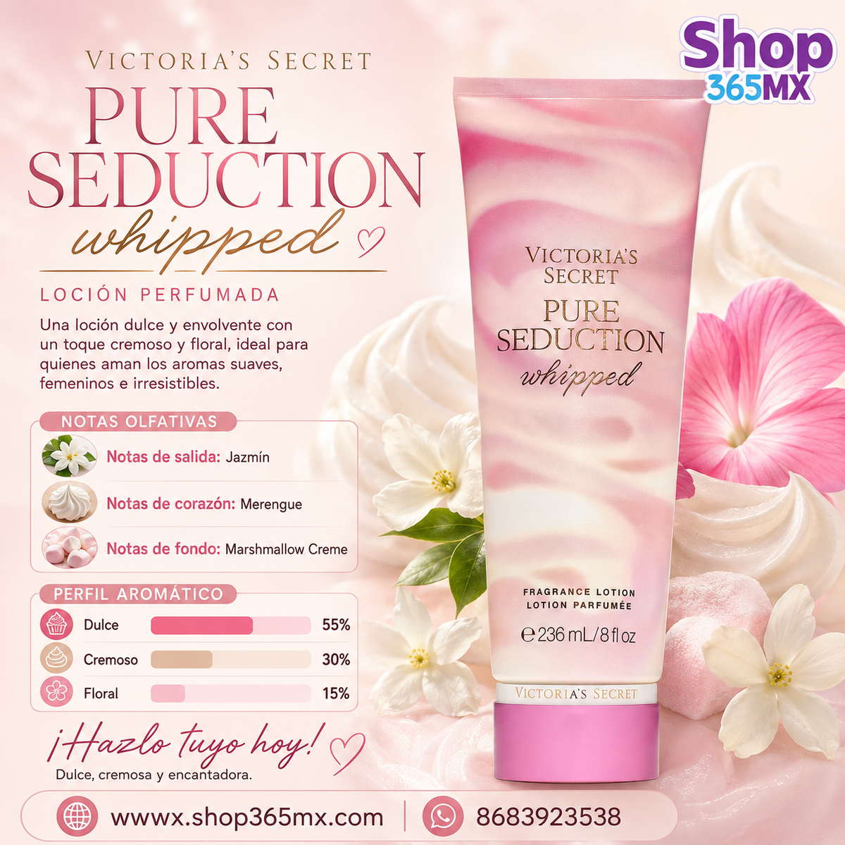 Victoria’s Secrets Pure Seduction Whipped Body Lotion